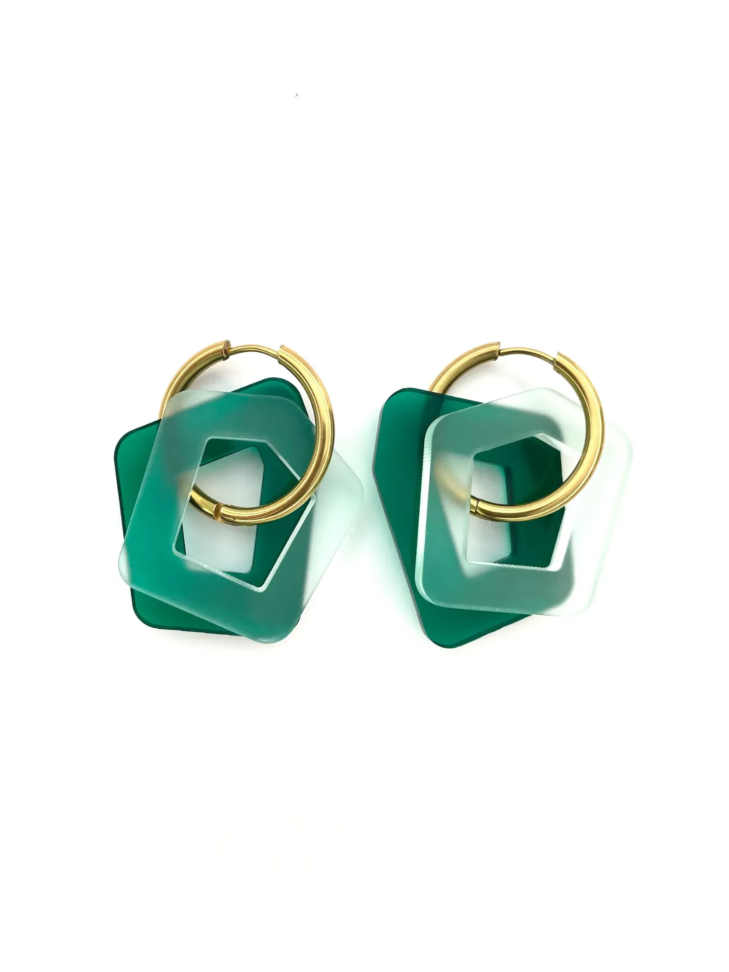 ISADORA (Forest green, Gold color)
